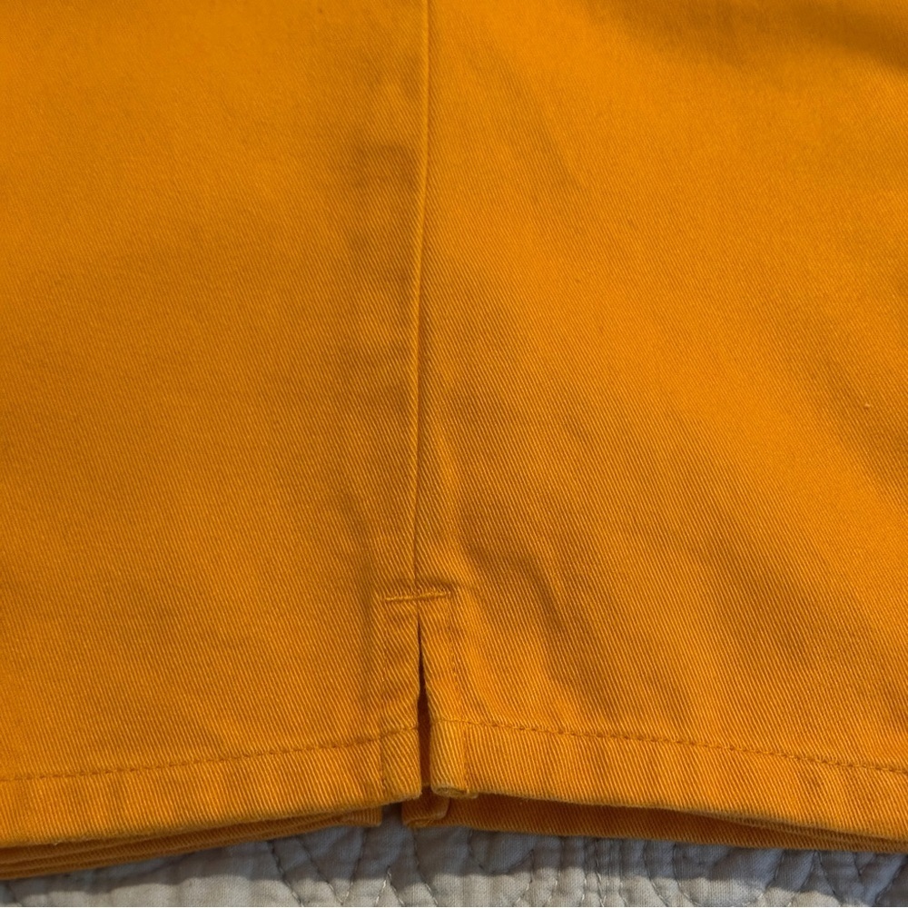 Lauren Jeans Co. Ralph Lauren Bright Orange Pants - Picture 9 of 9